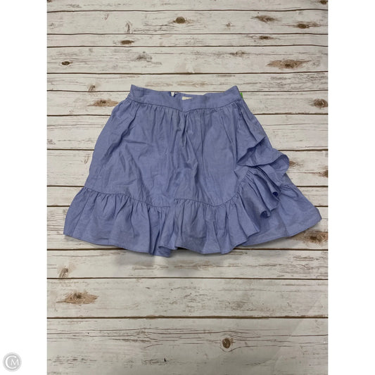 Skirt Designer By Kate Spade In Blue, Size: 4