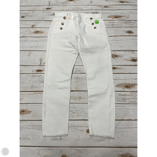 Jeans Skinny By Loft In White, Size: 2