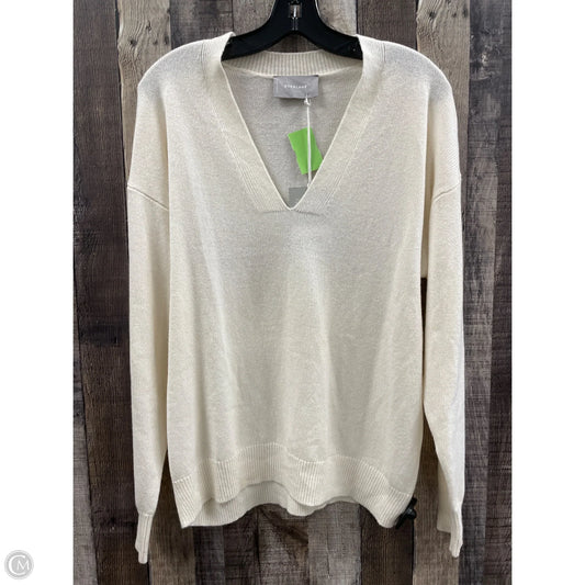 Sweater By Everlane In Ivory, Size: L