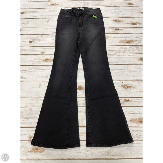 Jeans Flared By Harper In Black Denim, Size: 6