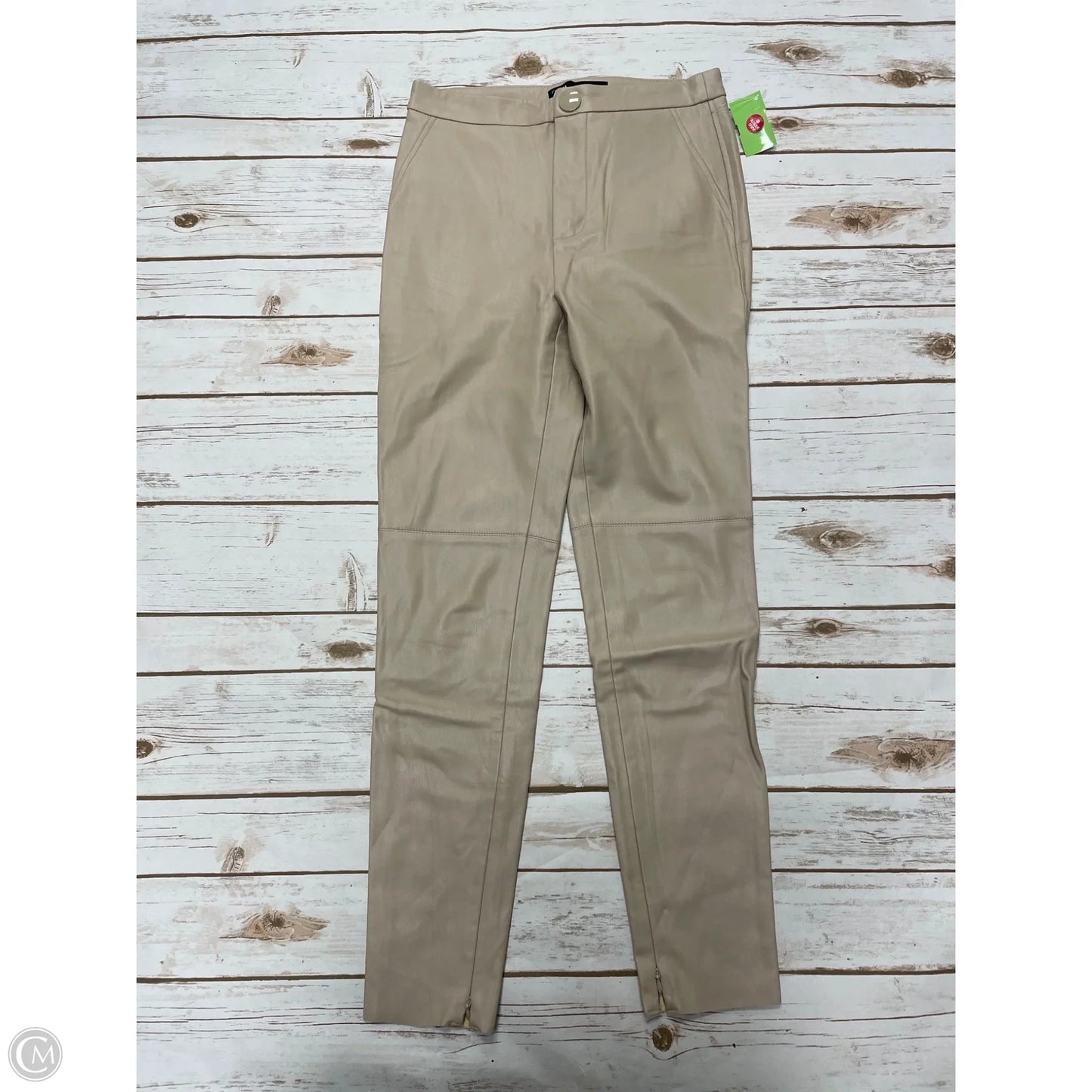 Pants Leggings By Zara In Tan, Size: S