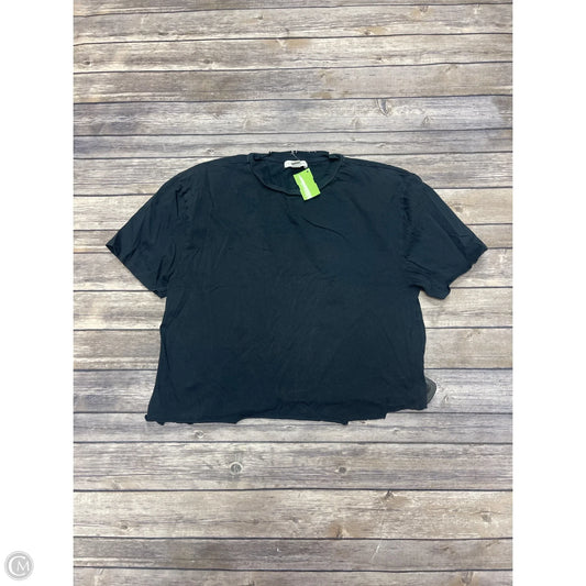 Top Short Sleeve By Top Shop In Black, Size: M