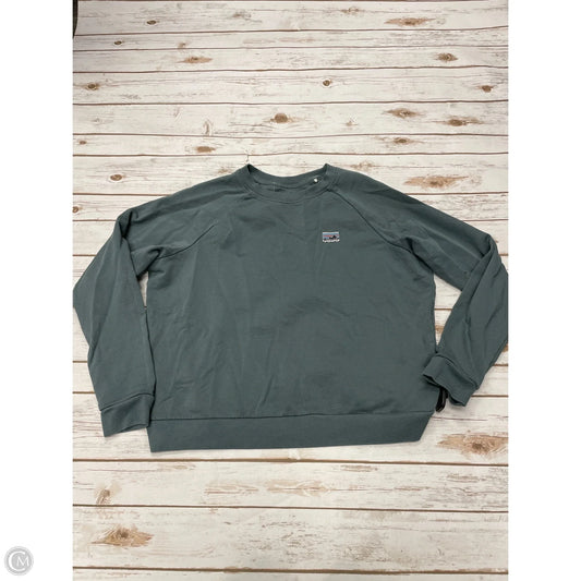 Sweatshirt Crewneck By Patagonia In Green, Size: L