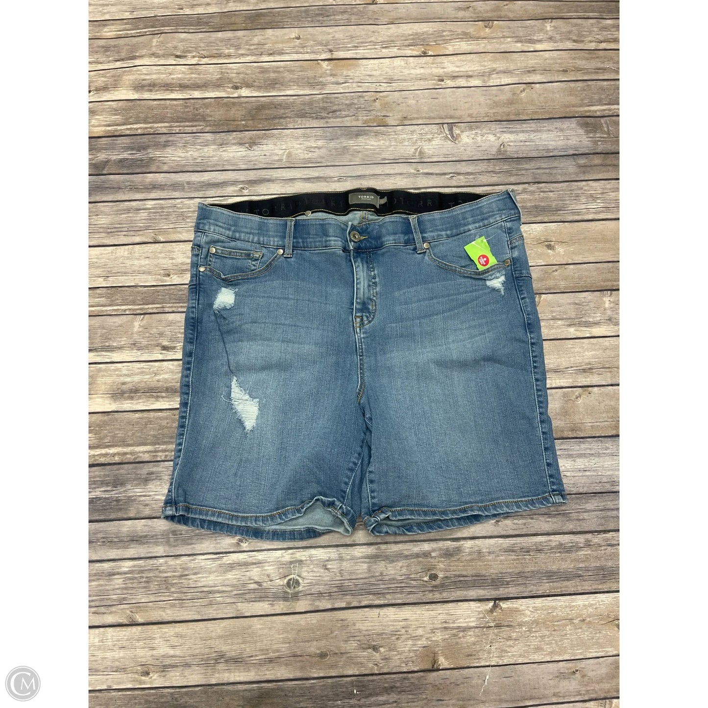 Shorts By Torrid In Blue Denim, Size: 3x