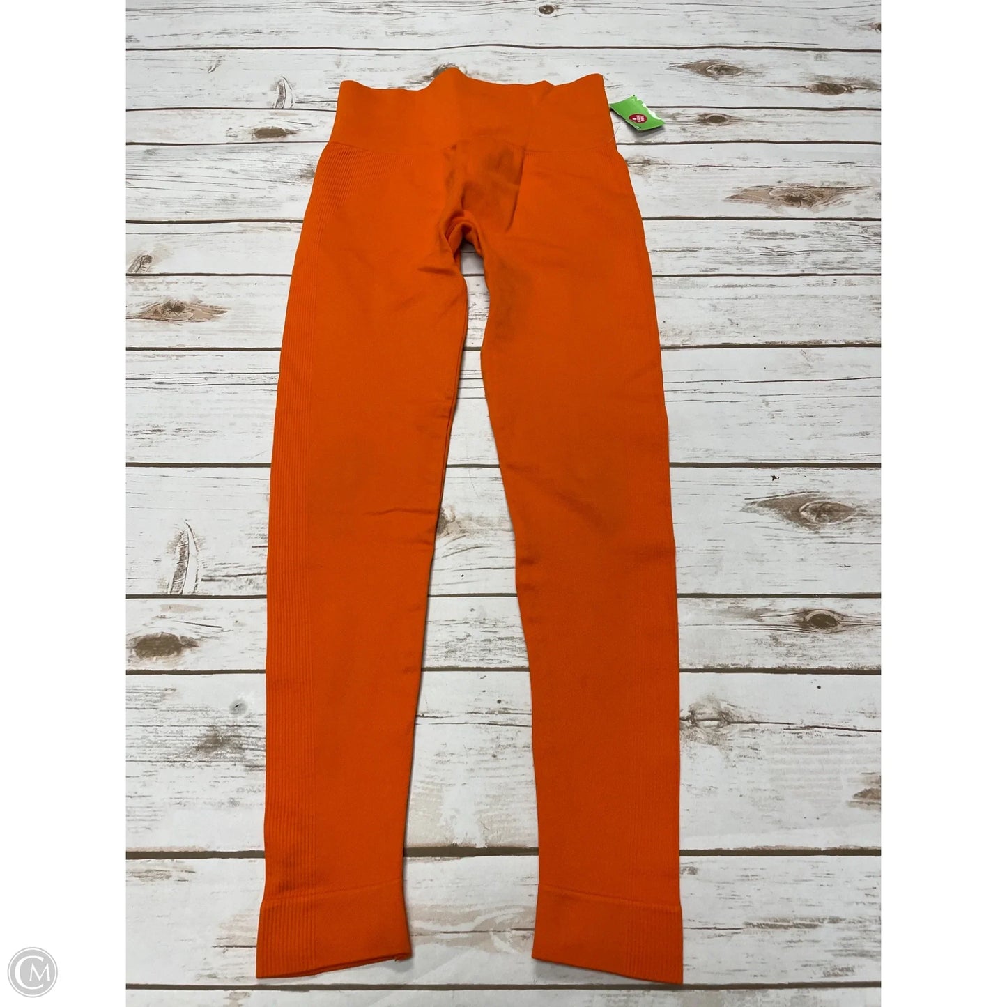 Athletic Leggings By Cme In Orange, Size: S