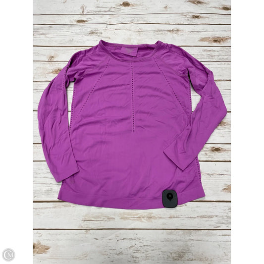 Athletic Top Long Sleeve Crewneck By Athleta In Pink, Size: Xs