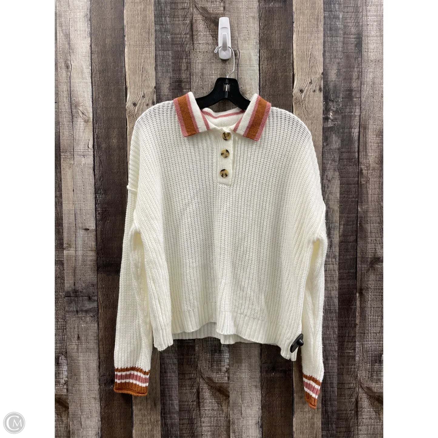 Sweater By So In Ivory, Size: L