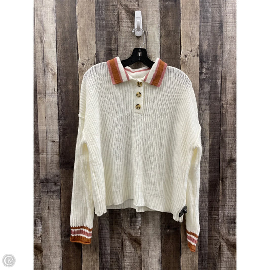 Sweater By So In Ivory, Size: L
