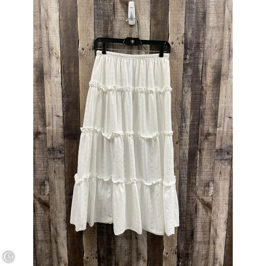 Skirt Maxi By Shein In White, Size: Xs