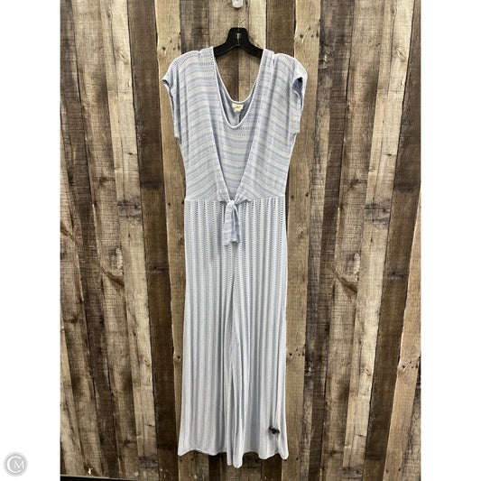 Jumpsuit By Caution To The Wind In Blue & White, Size: L