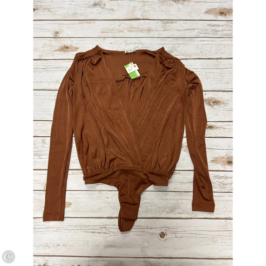 Bodysuit By Free People In Brown, Size: Xs