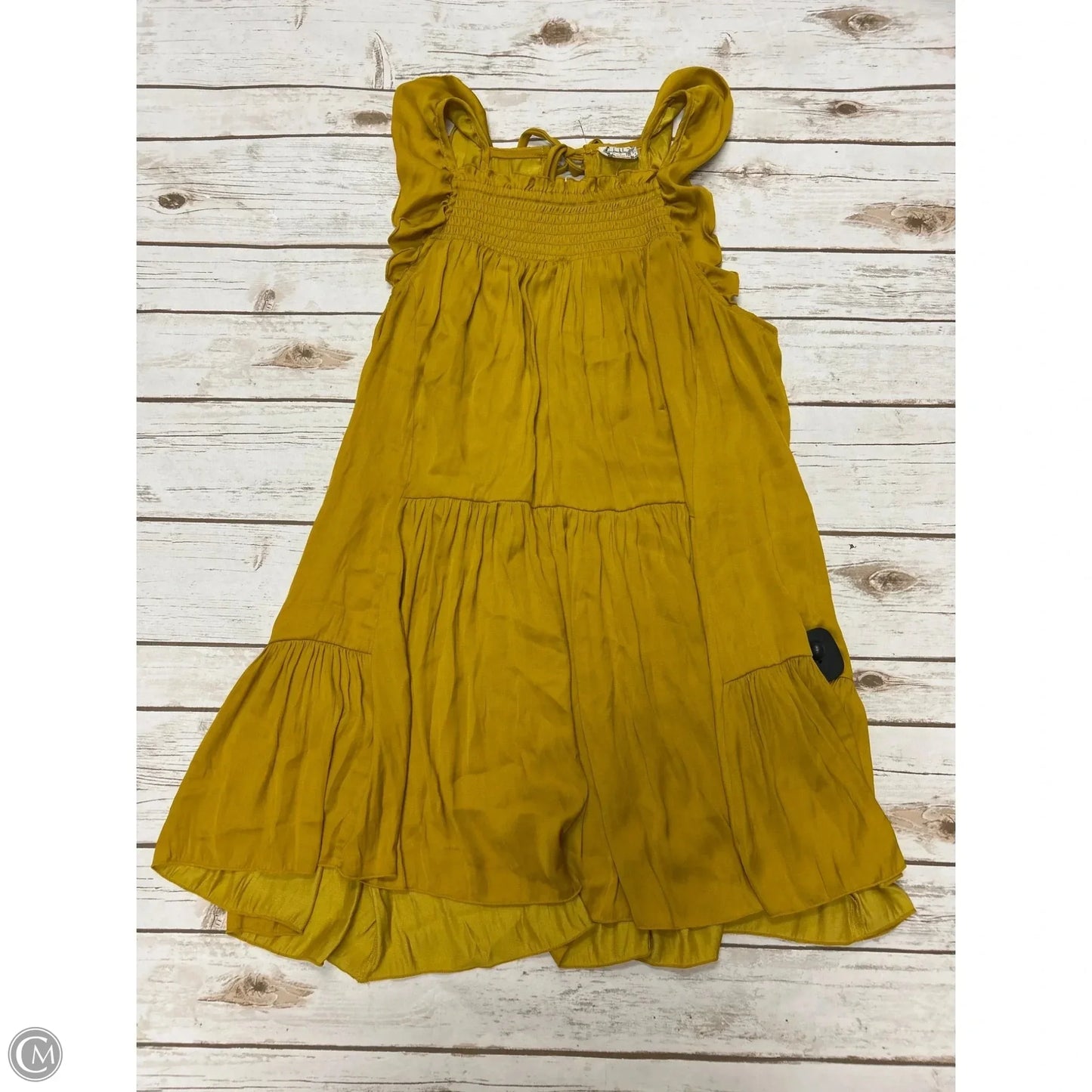 Dress Casual Short By Free People In Yellow, Size: Xs