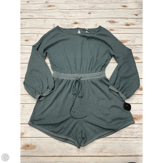 Romper By Clothes Mentor In Teal, Size: S