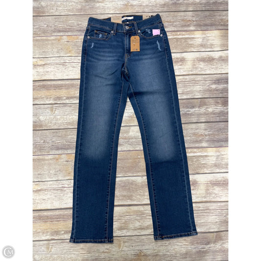 Jeans Skinny By Levis In Blue Denim, Size: 2