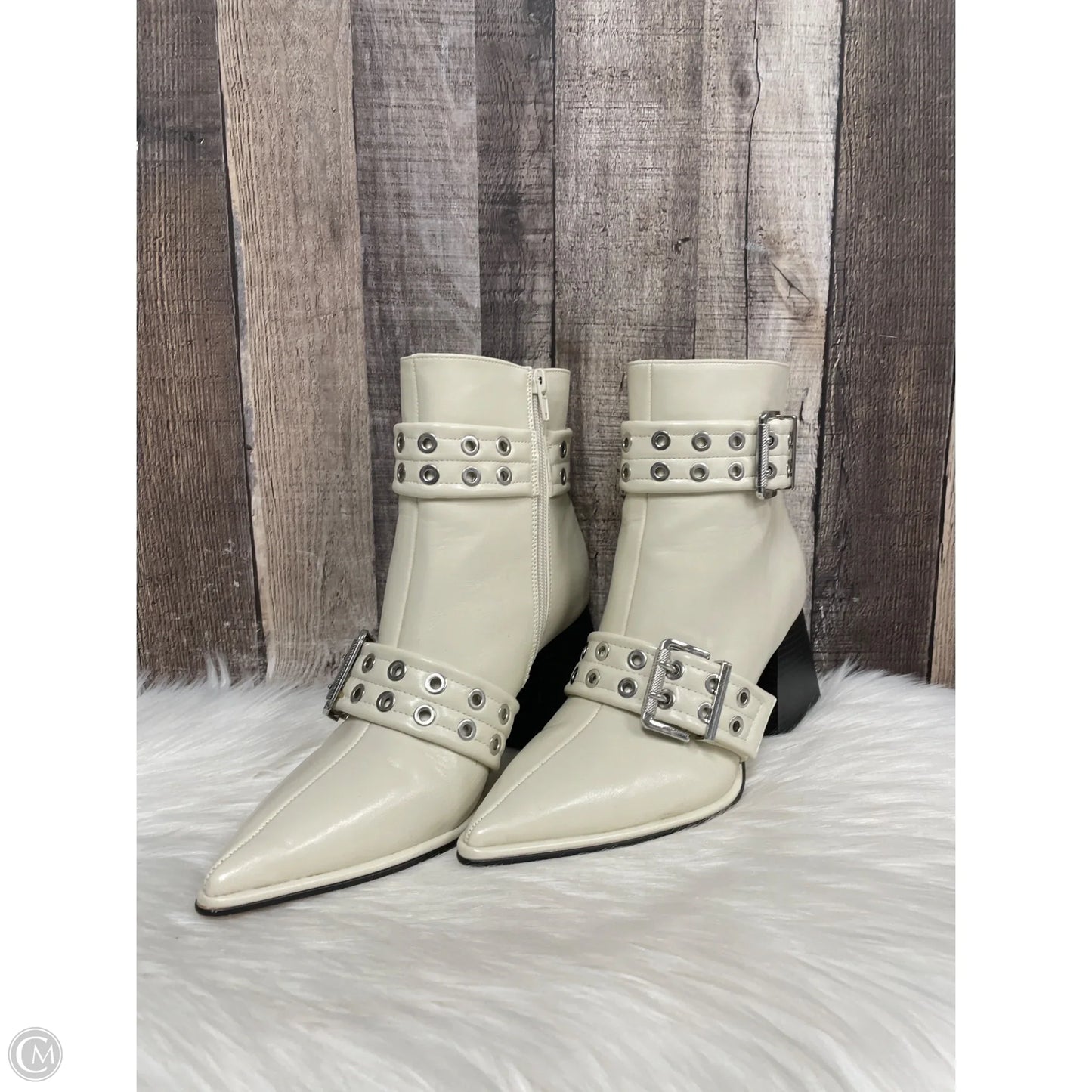 Boots Hiking By Mix No 6 In Cream, Size: 9