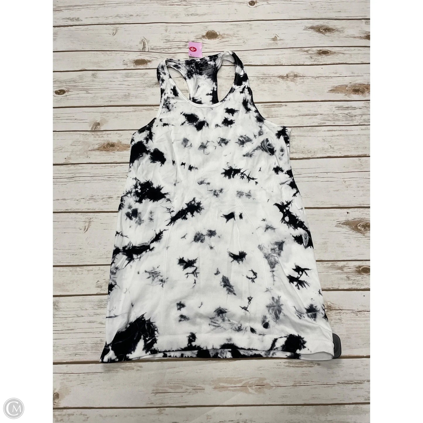 Athletic Tank Top By Zyia In Black & White, Size: M