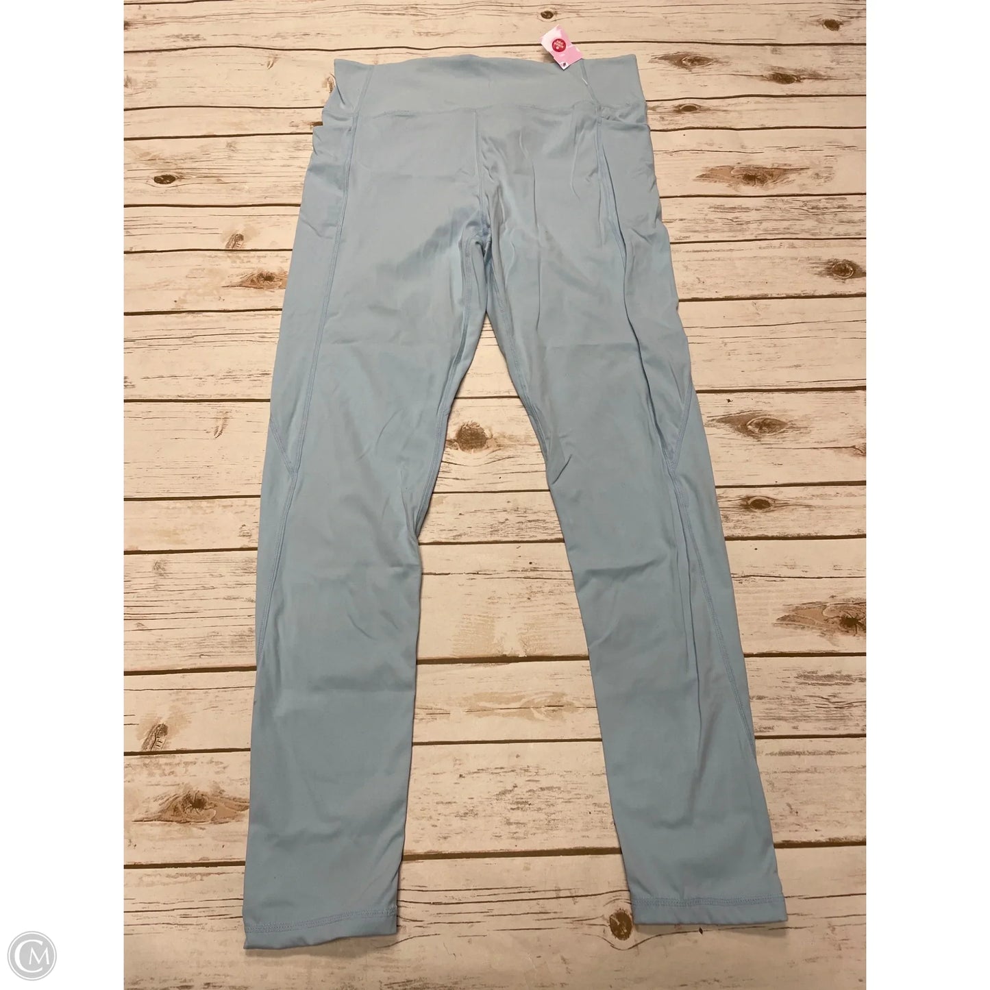 Athletic Leggings By Cme In Blue, Size: L