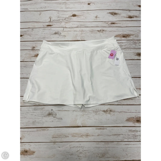Athletic Skort By Old Navy In White, Size: Xxl