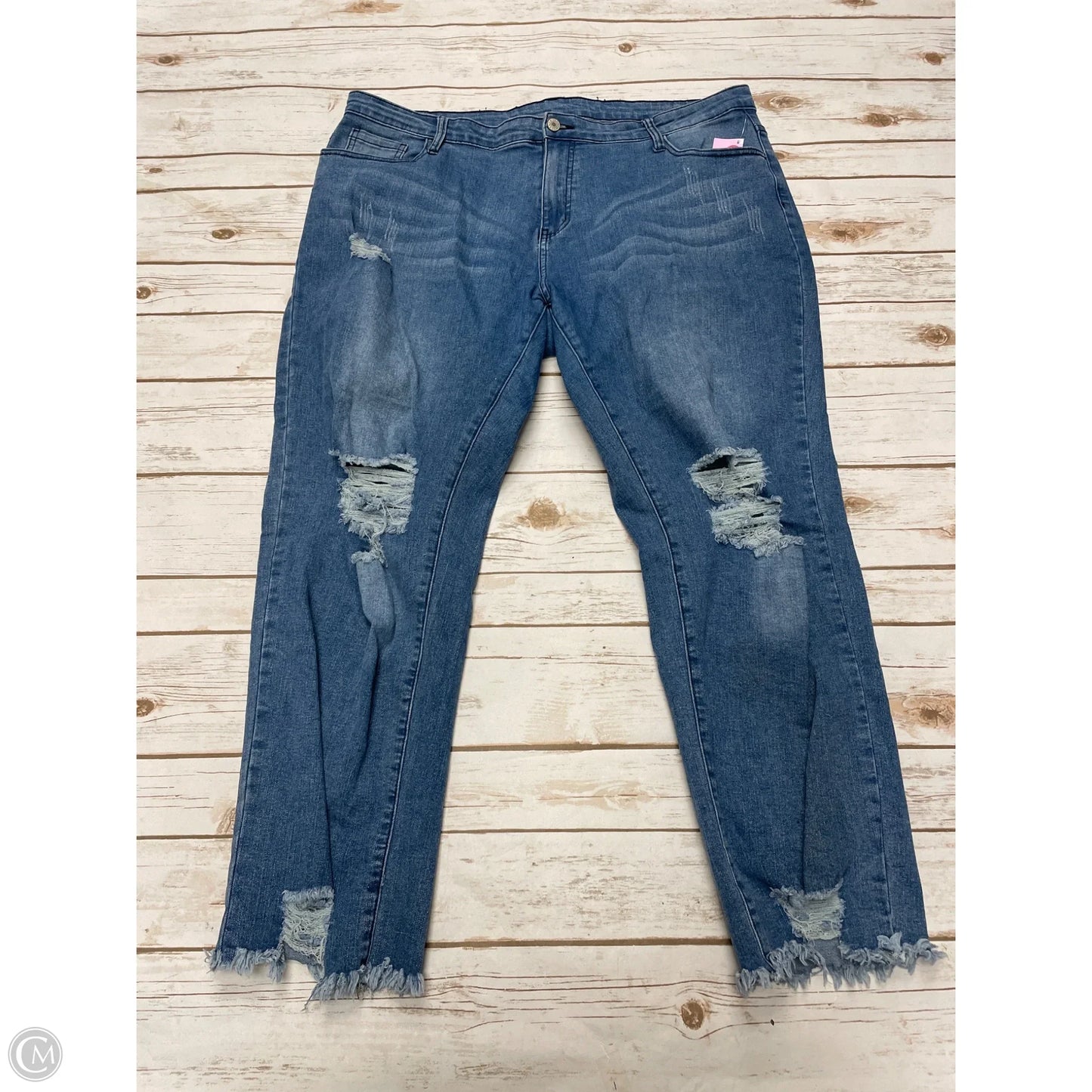 Jeans Skinny By Cmf In Blue Denim, Size: 2x