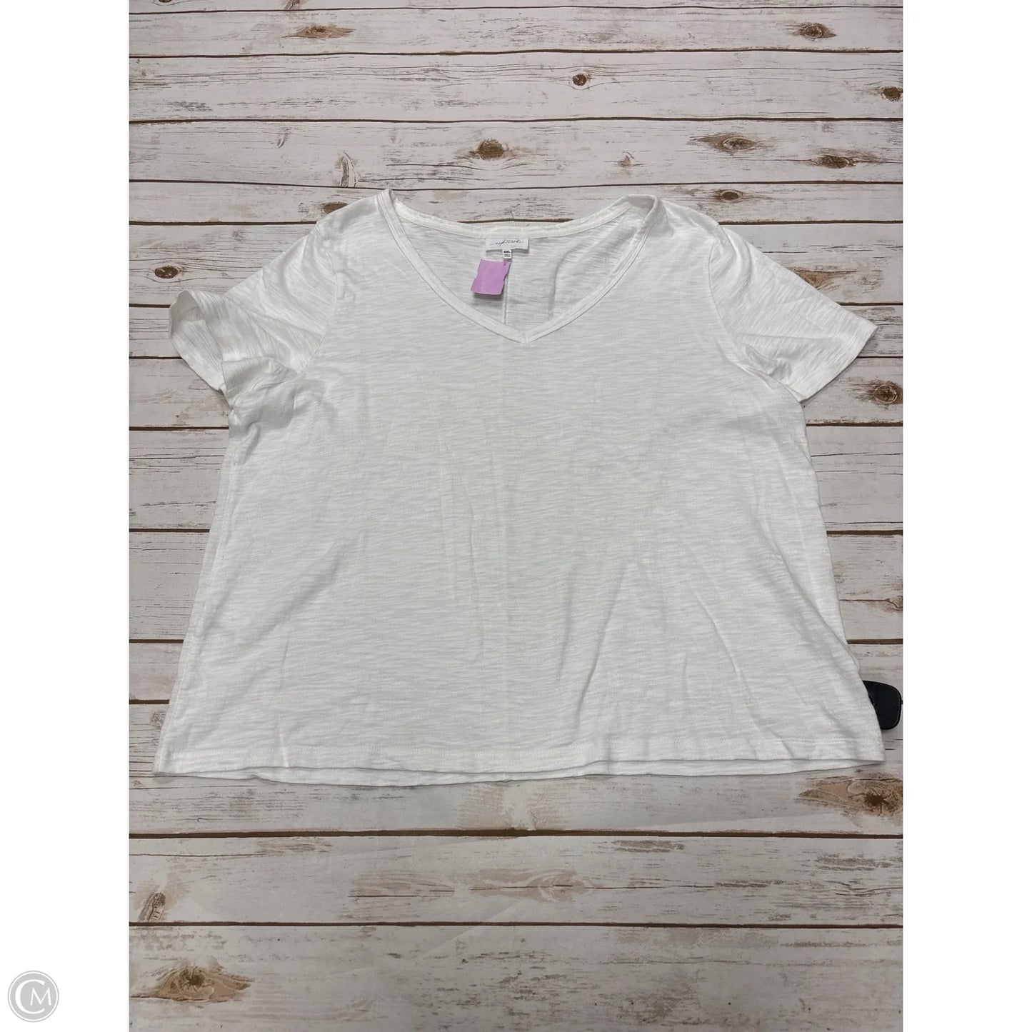Top Short Sleeve By Soma In White, Size: Xxl