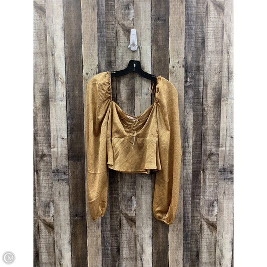 Top Long Sleeve By Mi Ami In Animal Print, Size: L