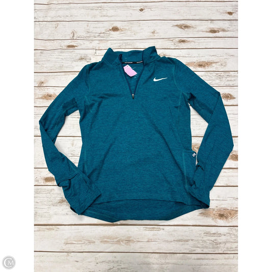 Athletic Jacket By Nike Apparel In Teal, Size: Xs