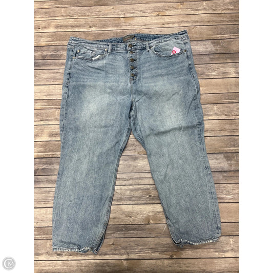 Jeans Straight By Torrid In Blue Denim, Size: 24