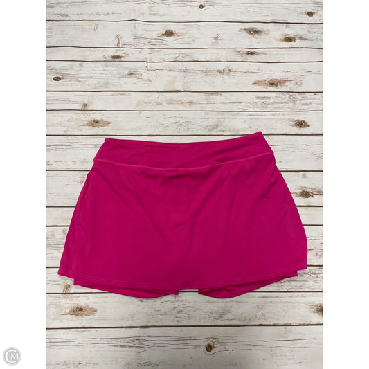 Athletic Skort By Cme In Pink, Size: 2x