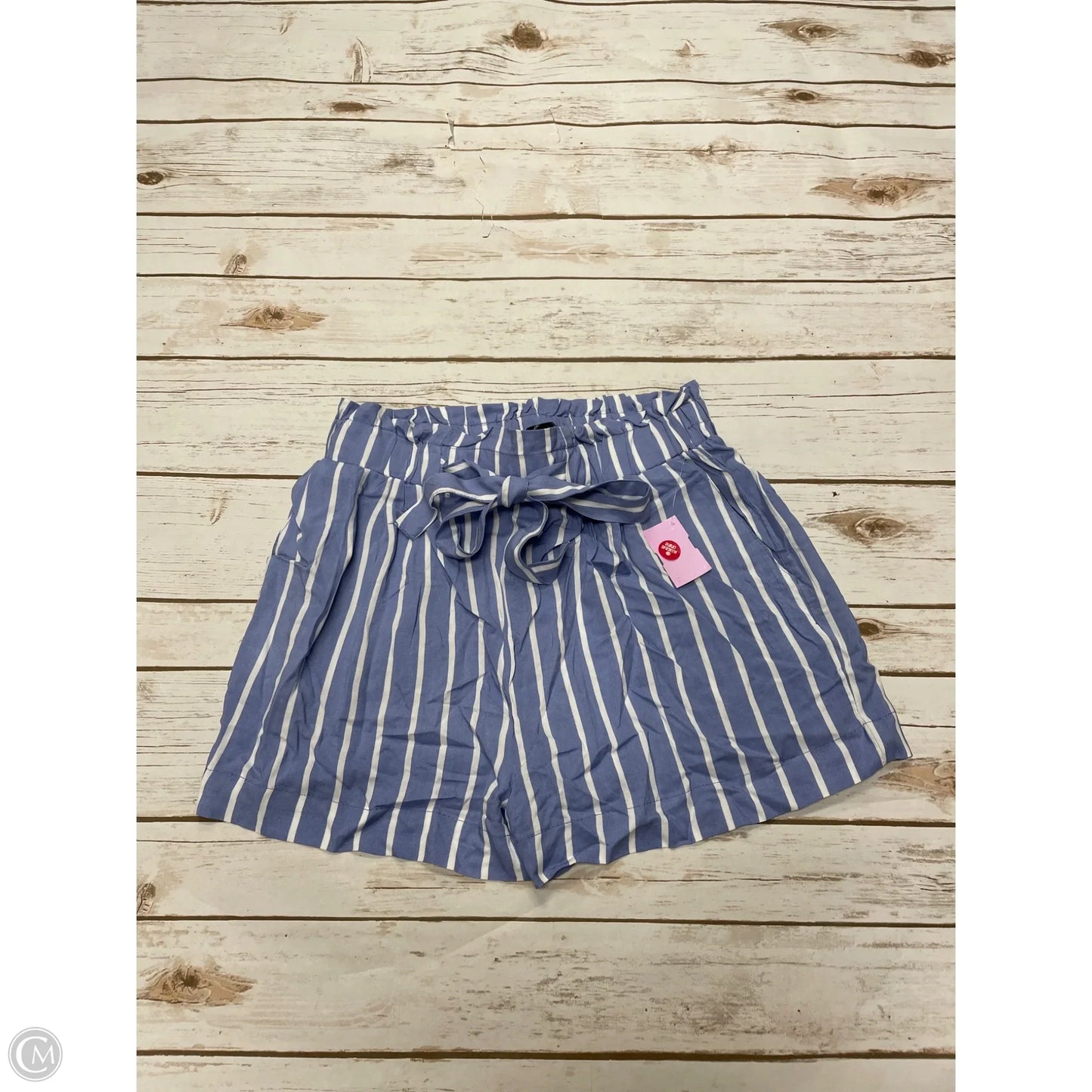 Shorts By Ambiance Apparel In Blue & White, Size: M