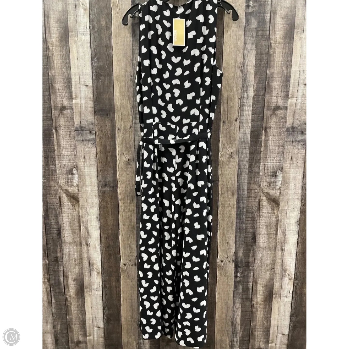 Jumpsuit Designer By Michael Kors In Polkadot Pattern, Size: M