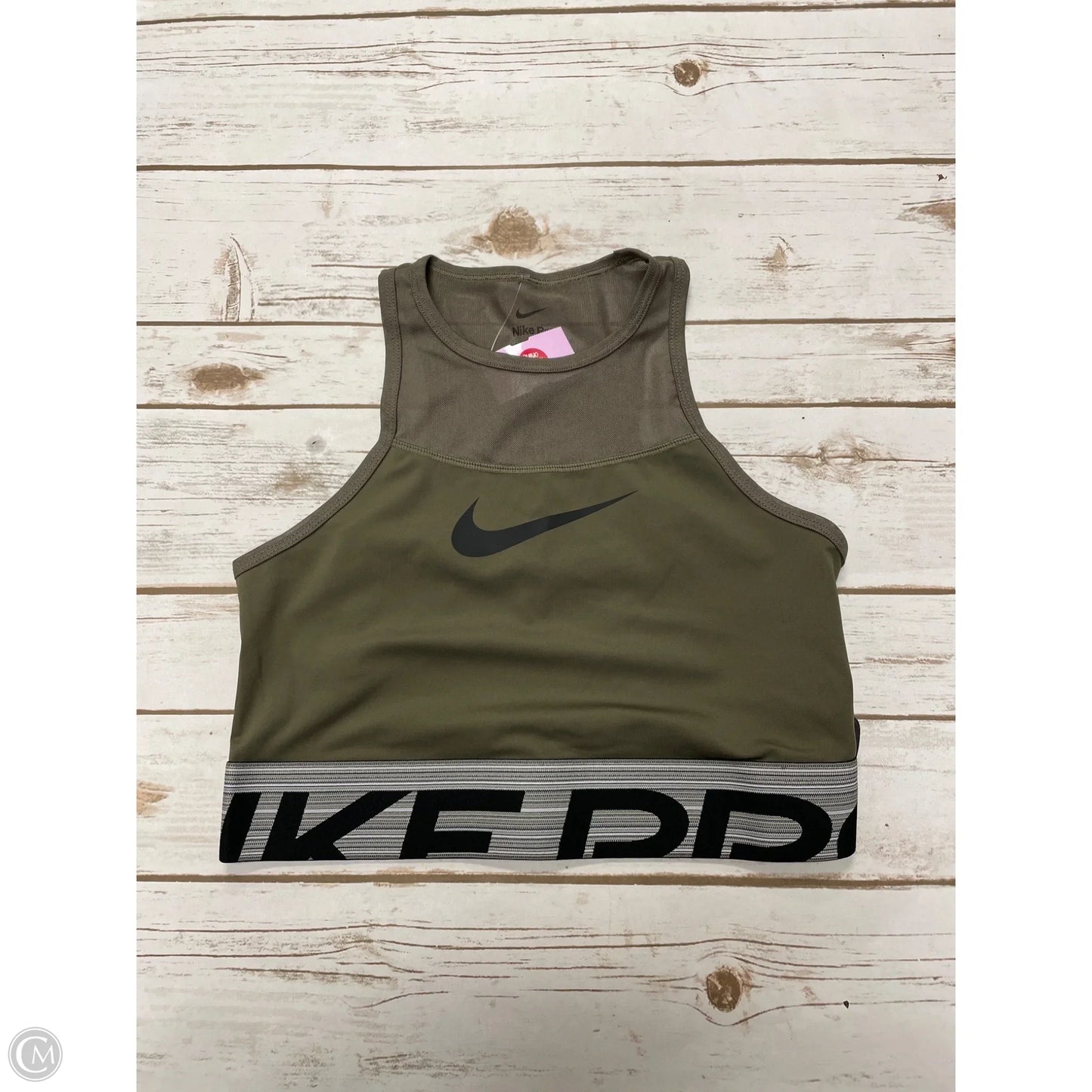 Athletic Tank Top By Nike In Green, Size: S