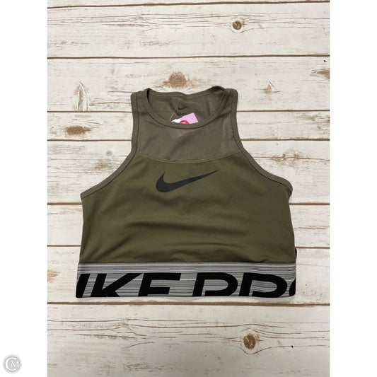 Athletic Tank Top By Nike In Green, Size: S