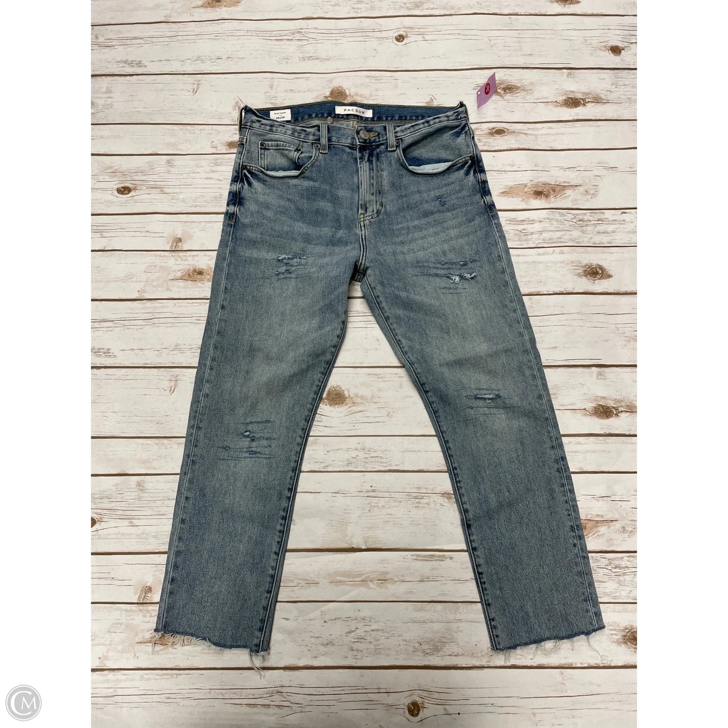 Jeans Skinny By Pacsun In Blue Denim, Size: 10
