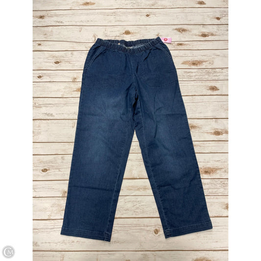 Jeans Straight By Woman Within In Blue Denim, Size: 14p