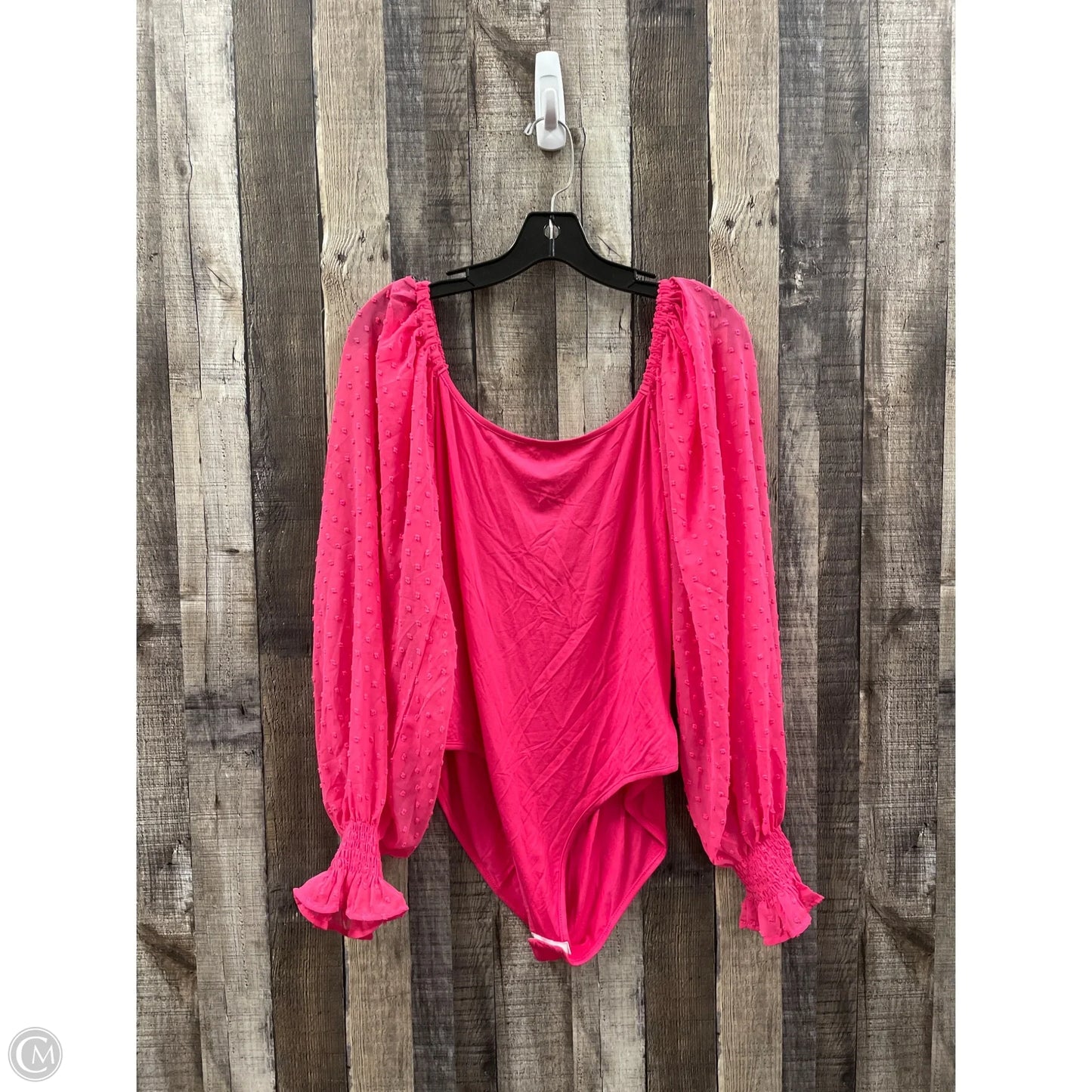 Bodysuit By Cme In Pink, Size: Xl