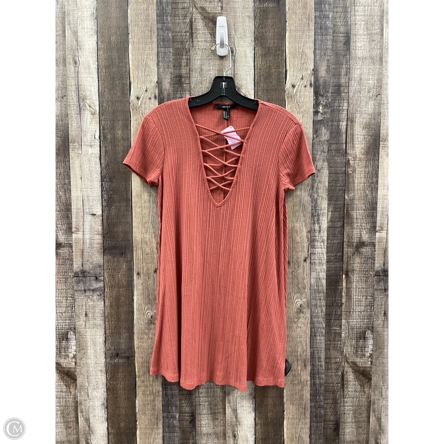 Dress Casual Short By Forever 21 In Orange, Size: S