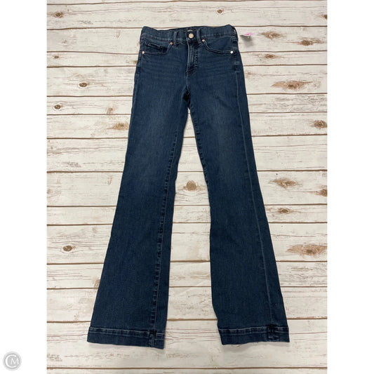 Jacket Shirt By Express In Blue Denim, Size: 2