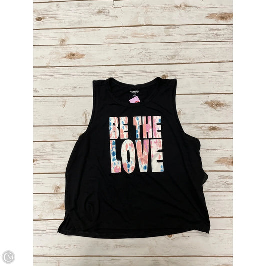 Athletic Tank Top By Old Navy In Black, Size: L