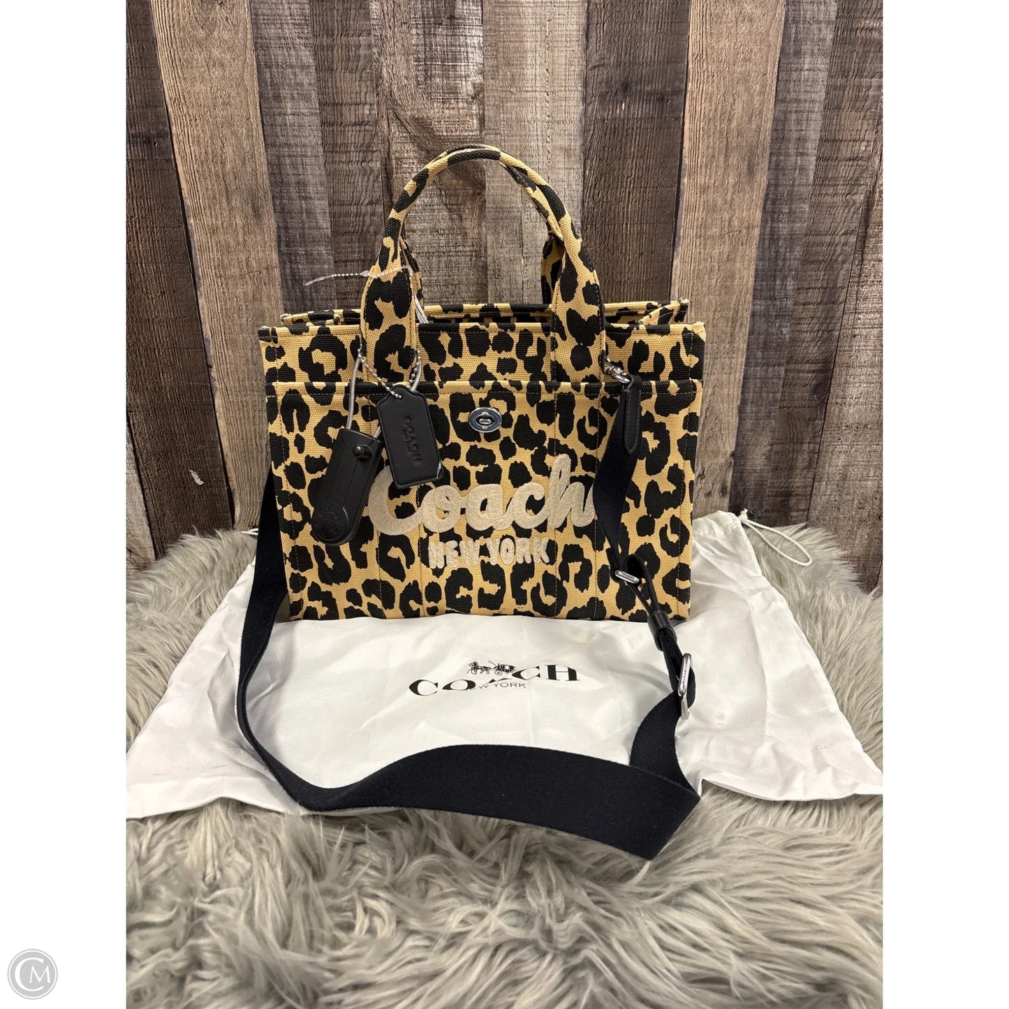 Tote Designer By Coach, Size: Medium