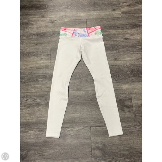 Athletic Leggings By Lululemon In White, Size: 6
