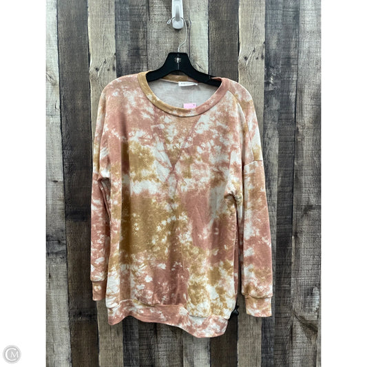 Top Long Sleeve By First Love In Multi-colored, Size: S