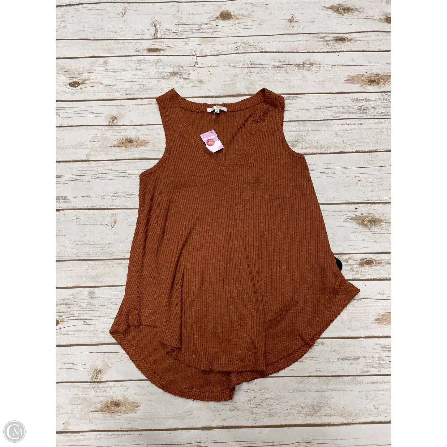 Top Sleeveless By Z Supply In Brown, Size: S