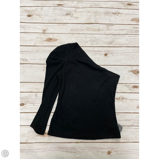 Top Long Sleeve By Who What Wear In Black, Size: Xs