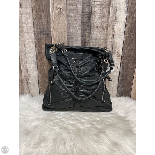 Handbag Leather By B. Makowsky, Size: Medium