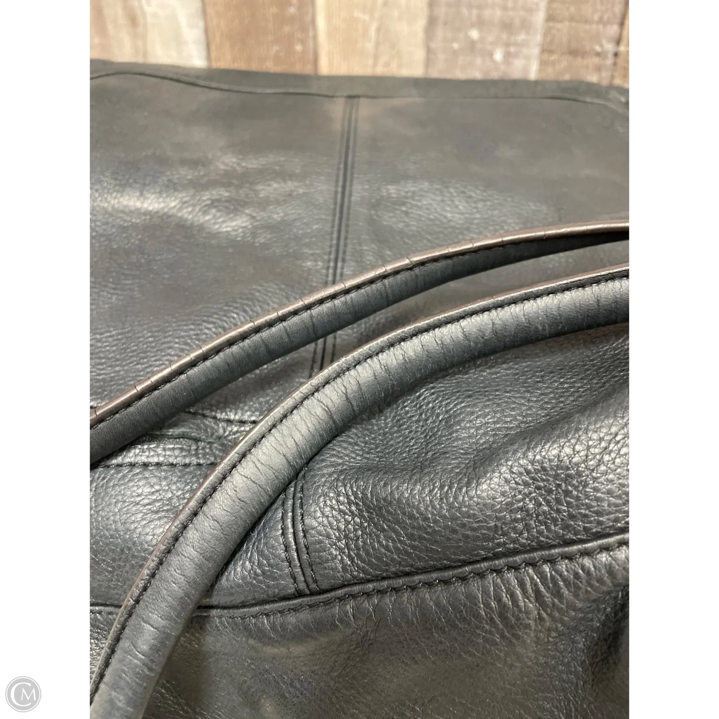 Handbag Leather By B. Makowsky, Size: Medium