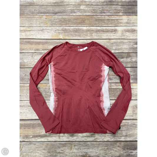 Athletic Top Long Sleeve Crewneck By Zella In Mauve, Size: L