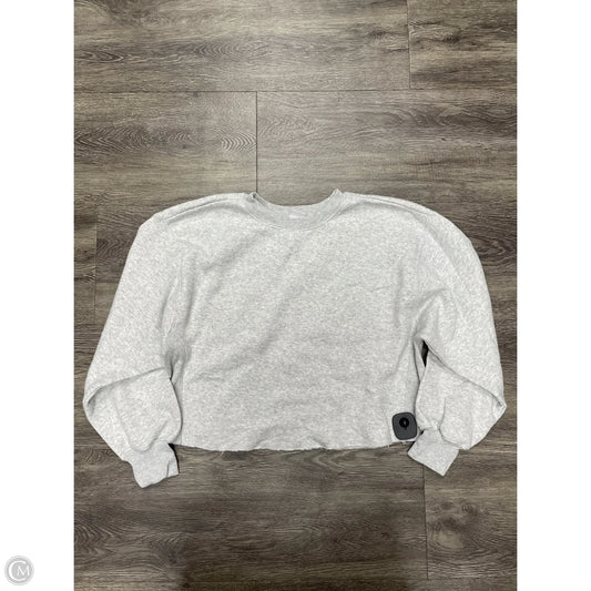 Sweatshirt Crewneck By Cme In Grey, Size: M
