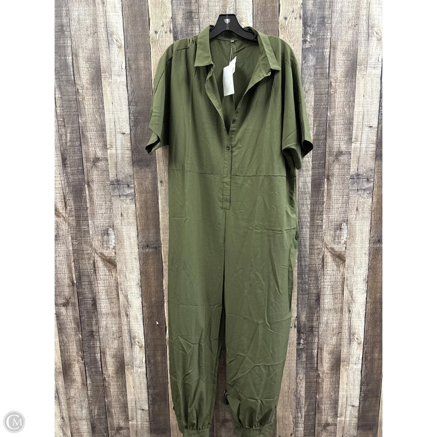 Jumpsuit By Cme In Green, Size: 2x