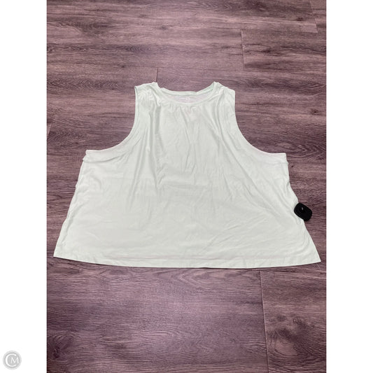 Athletic Tank Top By Old Navy In Green, Size: Xl