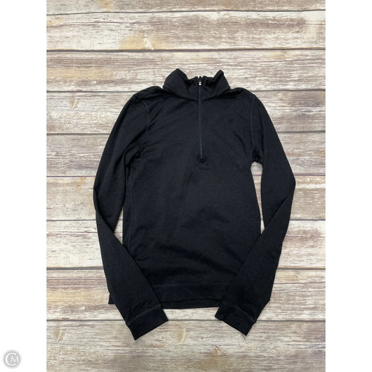 Athletic Top Long Sleeve Collar By Vuori In Black, Size: Xs